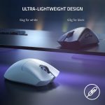 Razer DeathAdder V3 Pro Gaming Mouse 63g Ultra Lightweight – Focus Pro 30K Optical Sensor – Fast Optical Switches Gen-3 – HyperSpeed Wireless – 5 Programmable Buttons – 90 Hr Battery – Black