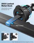 JOYTUTUS 2 in 1 Car Vent Phone Mount, Never Blocking Air Vent with Extension Clip, Adjustable Cell Phone Holder for iPhone and Samsung
