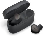 Jabra Elite 4 True Wireless Earbuds – Active Noise Cancelling Headphones – Discreet & Comfortable Bluetooth Earphones, Laptop, iOS and Android Compatible – Dark Grey