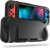 FINTIE Silicone Case Compatible with Nintendo Switch – Soft [Anti-Slip] [Shock Proof] Protective Cover with Ergonomic Grip Design, Drop Protection Grip Case (Black)