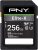 PNY 256GB Elite-X Class 10 U3 V30 SDXC Flash Memory Card – 100MB/s, Class 10, U3, V30, 4K UHD, Full HD, UHS-I, Full Size SD