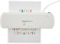 Amazon Basics 9-Inch Thermal Laminator Machine, White