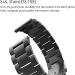 Fintie Band Compatible with Samsung Galaxy Watch 6/4 Classic 47mm 43mm / 42mm 46mm, Watch 6/5/4 40mm 44mm, Watch 5 Pro 45mm, 20mm Stainless Steel Metal Bands Replacement Bracelet Strap