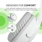 Belkin SoundForm Mini – Wireless Bluetooth Headphones for Kids with Built in Microphone – On-Ear Earphones for iPhone, Fire Tablet & More – White w/Case