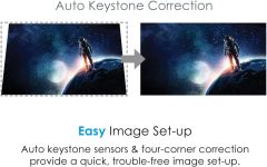 Optoma GT5600 Ultra Short Throw Gaming and Movie Projector, 3600 Lumens for Ambient Lighting, Easy Setup with Auto Keystone, 100-in Image From Only a Few Inches Away
