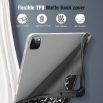 Fintie SlimShell Case for iPad Pro 11-inch (4th / 3rd Generation) 2022/2021 – Soft Flexible TPU Stand Back Cover with Pencil Holder, Also Fit iPad Pro 11″ 2nd / 1st Gen, Composition Book