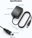 ANNKE 12V2A CCTV Camera Power Supply with DC Connector for DVR Security Camera System
