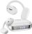 TOZO OpenEgo True Wireless Open Ear Headphone,5.3 Bluetooth Sport Earbuds with Earhooks for Long Time Playback with Digital Display, Dual Mic Clear Call Sweat-Proof for Running Workout White
