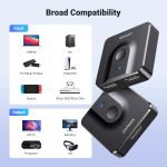UGREEN HDMI Switch 4K@60Hz, Bi-Directional HDMI Switcher 2 in 1 Out HDMI Splitter 1 Input 2 Output Supports UHD 3D HDR Compatible with PS5, PS4, Xbox Series X/S, Roku, Fire Stick, Black