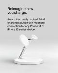 Belkin MagSafe 3-in-1 Wireless Charger Stand – Fast Charging for iPhone 15, 14, 13 Series & Apple Watch – Magnetic Charging Station for Multiple Apple Devices