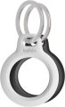 Belkin AirTag Secure Holder Case – Durable Scratch Resistant with Key Ring – Protective AirTag Accessory For Keys, Pets, Luggage – 2-Pack Black & White