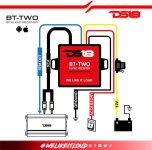 DS18 BT-Two Bluetooth Receiver – IP65 Waterproof Rated, BT 4.0, Remote Trigger Output, Stero Male RCA Output – Allows Connect & Play Integration to Your Audio Device