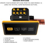 KODAK 7″ Digital Film Scanner – Converts 35mm, 126, 110 Negatives & Slides to 22MP JPEGs