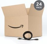 Amazon Basics USB-A to USB-B 2.0 Cable for Printer or External Hard Drive, Gold-Plated Connectors, 10 Foot, Black