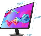 Sceptre IPS 22 inch 1080p Gaming Monitor 75Hz HDMI x2 99% sRGB up to 320 Lux Blue Light Filter Build-in Speakers, Machine Black (E225W-FPT Series)