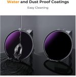 K&F Concept 58mm ND1000000 Ultra Dark ND Camera Lens Filter 20-Stops Fixed Neutral Density Filter with 28 Multi-Layer Coatings Waterproof & Scratch Resistant (Nano-X Series)