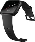 Fitbit Versa Smart Watch, Black/Black Aluminium, One Size (S & L Bands Included)