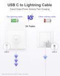 iPhone Charger 5 Pack 6FT USB C to Lightning Cable【Apple MFi Certified】iPhone Charger Fast Charging iphone lightning cable iphone charger cord for iPhone 14/13/12/12 Pro Max/11/Xs Max/XR/X,AirPods Pro