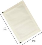 Amazon Basics Micro Cut Paper Shredder Sharpening & Lubricant Sheets, Pack of 12, White