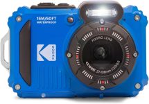 KODAK PIXPRO WPZ2 Rugged Waterproof Shockproof Dustproof WiFi Digital Camera 16MP 4X Optical Zoom 1080P Full HD Video Vlogging Camera 2.7″ LCD (Blue)