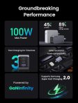UGREEN Nexode Pro 100W USB C Charger, 3-Port GaN Compact Fast PPS Wall Charger for MacBook Pro/Air, Pixelbook, iPad Pro, iPhone 15 Pro/14, Galaxy S23/Note20, Pixel 8, Steam Deck and More