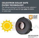 Celestron – EclipSmart Safe Solar Eclipse Telescope Filter – Meets ISO 12312-22015(E) Standards – Works with Existing 70mm AZ & EQ Telescopes – Observe Solar Eclipses and Sunspots – Safe, Snug Fit