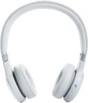 JBL Live 460NC – Wireless On-Ear Noise Cancelling Headphones with Long Battery Life and Voice Assistant Control – White, Medium