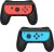 MoKo Grip for Nintendo Switch OLED Model Joycon & Switch Joy-Con, [2-Pack] Ergonomic Hand Grip Controller Handle Kit Compatible with Nintendo Switch/Switch OLED 2021 Joy Cons Controllers, Black