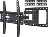 Mounting Dream TV Mount Full Motion TV Wall Mount for Most 32-65 Inch Flat Screen TV, Wall Mount TV Bracket with Dual Arms, Max VESA 400x400mm and 99 LBS, Fits 16″, 18″, 24″ Studs MD2380-24K TV Mounts