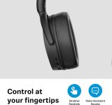 Sennheiser Consumer Audio HD 450BT Bluetooth 5.0 Wireless Headphone with Active Noise Cancellation – 30-Hour Battery Life, USB-C Fast Charging, Virtual Assistant Button, Foldable – Black