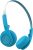 JLab Rewind Wireless Retro Headphones, Bluetooth 4.2, 12 Hours Playtime, Custom EQ3 Sound, Music Controls, Noise Isolation, with Microphone, Throwback 80s 90s Design, Blue