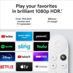 Chromecast with Google TV (HD) – Streaming Stick Entertainment on Your TV with Voice Search – Watch Movies, Shows, and Live TV in 1080p HD – Snow