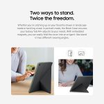 SAMSUNG Galaxy Tab A9+ Book Cover, Tablet Protector Case, Foldable Stand with Landscape and Portrait Modes, Protective Against Bumps and Scratches, Auto Screen On/Off, US Version, Black
