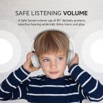 Belkin SoundForm Mini – Wireless Bluetooth Headphones for Kids with Built in Microphone – On-Ear Earphones for iPhone, Fire Tablet & More – White w/Case