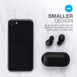 JLab Go Air True Wireless Bluetooth Earbuds + Charging Case, Black, Dual Connect, IP44 Sweat Resistance, Bluetooth 5.0 Connection, 3 EQ Sound Settings Signature, Balanced, Bass Boost