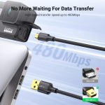 UGREEN Mini USB Cable 3FT,USB Mini Cable Mini USB 2.0 Cable,USB Mini B Cord Mini USB Charger Cable Compatible with Garmin Nuvi GPS,SatNav,Dash Cam,Camera,PS3 Controller,Hard Drive,GoPro Hero 3+