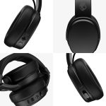 Skullcandy Crusher Over-Ear Wireless Headphones with Sensory Bass, 40 Hr Battery, Microphone, Works with iPhone Android and Bluetooth Devices – Moss/Olive (Discontinued by Manufacturer)