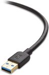 Cable Matters Long USB 3.0 Cable (USB 3 Cable, USB 3.0 A to B Cable) in Black, 10 ft
