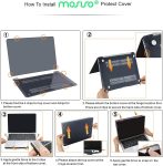 MOSISO Compatible with MacBook Air 13 inch Case 2022, 2021-2018 Release A2337 M1 A2179 A1932 Retina Display Touch ID, Plastic Hard Shell&Keyboard Cover&Screen Protector&Storage Bag, Antique Green