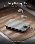 ESR for Magsafe Wallet, Magnetic Geo iPhone Wallet with Full Find My Functionality, Up to 3,000g Magnet Strength, Wallet Tracker with Adjustable Stand, for iPhone 15/14/13/12 Series, Grey