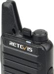 Retevis RT22 Walkie Talkies Rechargeable,Long Range Two Way Radio,2 Way Radio for Adults, VOX Handsfree, Mini, Sleek, Compact, for Business Office School Church Restaurant Retail(Black,10 Pack)