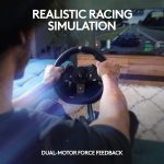 Logitech G920 Driving Force Racing Wheel and Floor Pedals, Real Force Feedback, Stainless Steel Paddle Shifters, Leather Steering Wheel Cover for Xbox Series X|S, Xbox One, PC, Mac – Black