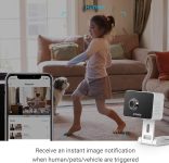 Zmodo Mini Pro 1080p Indoor Home Security Camera Wireless Baby Monitor Pet Cam Nanny Camera Two-Way Audio, Night Vision, Motion Detection Work with Alexa