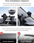 iOttie Auto Sense 2 Dash & Windshield Car Phone Holder with Qi Wireless Charging – Auto Clamping Phone Mount & Charger for Google Pixel, iPhone, Galaxy, Huawei, LG. Power Adapter Not Included.