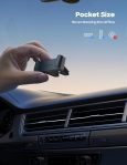 Lamicall Car Cell Phone Mount, Air Vent Clip Holder, Universal Stand Hands Free Cradle Compatible with Phone 12 Mini 11 Pro Xs Xs Max Xr X 8 7 6 6s Plus SE and Other 4.7-6.5” Smartphones – Gray