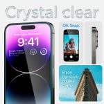 Spigen Tempered Glass Screen Protector [GlasTR EZ FIT] designed for iPhone 14 Pro Max [Case Friendly] – Sensor Protection / 2 Pack