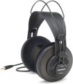 Samson Semi Open-Back Studio Reference Headphones, Black, Over Ear (.) Wired