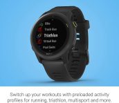 Garmin Forerunner 745, GPS Running Watch, Detailed Training Stats and On-Device Workouts, Essential Smartwatch Functions, Black