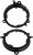 Metra Electronics 82-8148 6″ to 6-3/4″ Speaker Adapter for Select Toyota/Lexus/Scion 1998-Up Vehicles, Black
