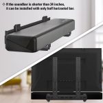 Mounting Dream Soundbar Mount Sound Bar TV Bracket with Holes/Without Holes, Non-Slip Base Holder Extends 3.4″ to 6.1″, Up to 20 LBS, Safe and Easy to Install MD5425